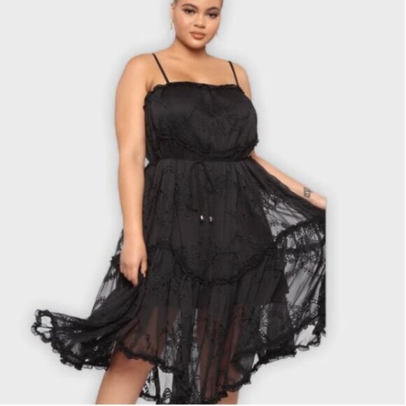 Fashion Nova Dresses & Skirts - ✨️✨️ Host Pick✨️✨️ Fashion Nova Sweetest Lover‎ black dress sz 1X NWT